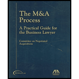 M & a Process Pract Guide for Business Lawyer