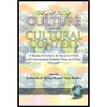 Role of Culture and Culture Context In