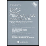 Ohio Criminal Law Handbook 2008   With CD