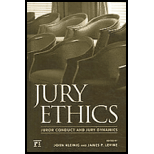 Jury Ethics  Juror Conduct And Jury Dynamics