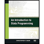 Introduction to STATA Programming