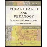 Vocal Health and Pedagogy, Volume 1