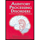 Auditory Processing Disorders A Handbook of Management and Treatment for Speech Language Pathologists