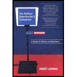 Political Speechwriters Companion A Guide for Speakers and Writers