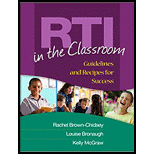 RTI in the Classroom Guidelines and Recipes for Success