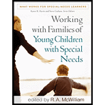 Working with Families of Young Children with Special Needs