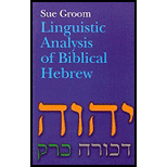 Linguistic Analysis of Biblical Hebrew