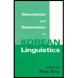 Korean Linguistics  Description and Explanation