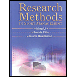 Research Methods in Sport Management