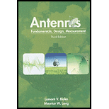 Antennas  Fundamentals, Design, Measurement