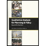 Qualitative Analysis for Planning and Policy