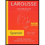 Larousse Unabridged Dictionary  Spanish