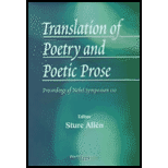 Translation of Poetry and Poetic Prose