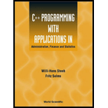 C++ Programming With Applications in Administration, Finance and Statistics