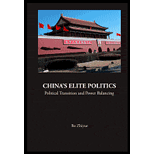 Chinas Elite Politics