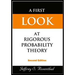 First Look at Rigorous Probability Theory