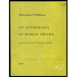 AN ANTHOLOGY OF ROMAN DRAMA Edited with an Introduction