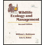 Wildlife Ecology and Management - William Luaghlin Robinson