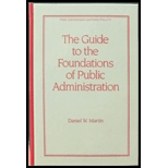 Guide to Foundations of Public Administration