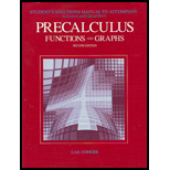 Precalculus : Functions and Graphs (Student Solutions Manual) - Bernard Kolman