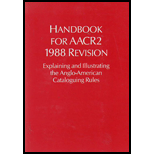 Handbook for AACR2, 1988 Revision - Margaret F. Maxwell