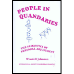 People in Quandaries  The Semantics of Personal Adjustment