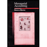 Managerial Accounting  Working Papers (Aq65cd2)