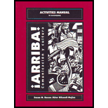 Arriba! : Communicacion y Cultura, Activities Manual - Susan M. Bacon and Aitor Bikandi Mejias