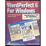 WordPerfect 6.0/ 6.1 for Windows / With Disk