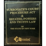 Surrogates Court Procedure Act with the Estates Powers and Trusts Law