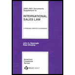 International Sales Law  Supp 00 01