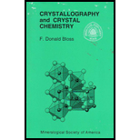 Crystallography and Crystal Chemistry