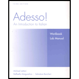 Adesso Workbook / Lab Manual to Accompany Danesi