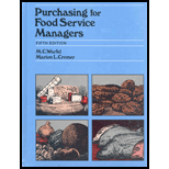 Purchasing for Food Service Managers