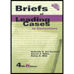 Briefs of Leading Cases in Corrections -With CD - Rolando V. del Carmen, Susan E. Ritter and Betsy A. Witt