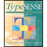 TypeSense  Making Sense of Type on the Computer