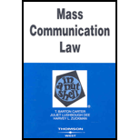 Mass Communication Law in a Nutshell