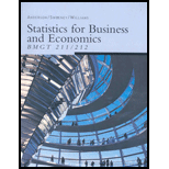 Statistics for Business and Economics   With CD (Custom)