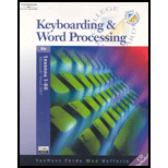 Coll. Keyboarding  Ms. Word 2003 1 60 Package