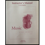 Music In Theory And Practice Volume 1 Instructors Manual - 