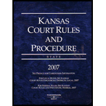 Kansas Court Rules and Procedure State