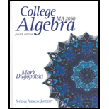 College Algebra  MA2050 (Custom)