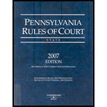 Penn. Rules of Court 07 State