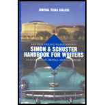 Simon and Schuster Handbook for Writers (Custom Package)