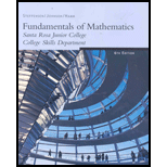 Fundamentals of Mathematics (Custom) -  Arnold R. Steffensen, Paperback