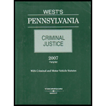 Wests Pennsylvania Criminal Justice