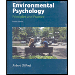 Environmental Psychology  Principles and Practice