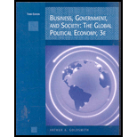 Business, Government, Society  The Global Political Economy(Custom)