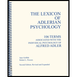 Lexicon of Adlerian Psychology  106 Terms Associated With the Individual Psychology of Alfred Adler