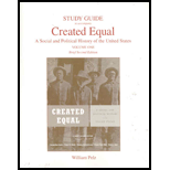 Created Equal, Volume I  to 1877  Brief Study Guide